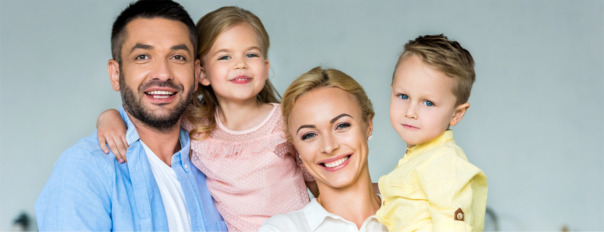 smiling family